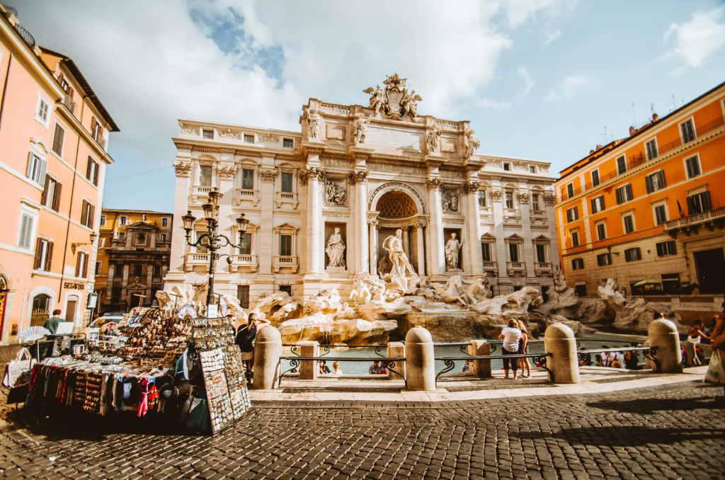 trevi fountain in rome